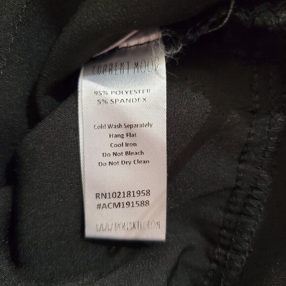 Current Mood Pleated Mini Skirt Black XS Goth Anime Dark Academia Dolls Kill - Picture 10 of 11